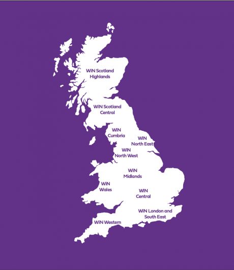 WiN UK Regions Map