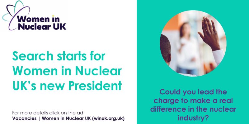 Search starts for Women in Nuclear UK’s new President Thumbnail